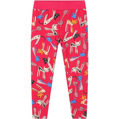 Kugo dívčí zateplené legíny růžové – Zboží Mobilmania