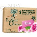 Le Petit Olivier jemné mýdlo Růže 2 x 100 g – Zbozi.Blesk.cz