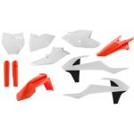 Acerbis plastový full kit KTM SX/SXF/16-18 kromě SX250/16 replica 17 bílá/ oranžová – Sleviste.cz