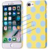 Pouzdro a kryt na mobilní telefon Apple PROTEMIO 4414 Svítící Obal Apple iPhone 7 iPhone 8 DOTS BLUE