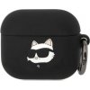 Pouzdro na sluchátka Karl Lagerfeld AirPods 3 cover Silicone Choupette Head 3D KLA3RUNCHK