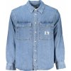 Pánská Košile Calvin Klein Jeans pánská džínová košile regular s klasickým límcem modrá J30J324582