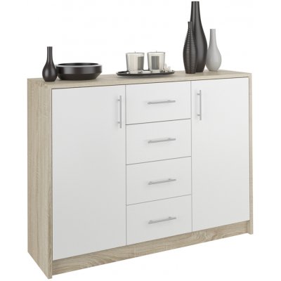 Framire Komoda pod televizi s šuplíky a skříňkami Sonoma Mix 110 x 35 x 85 cm Modern U1 – Hledejceny.cz