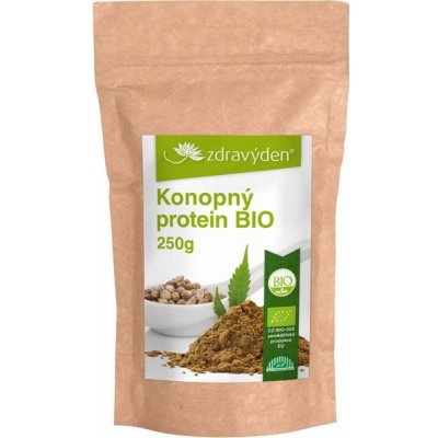 Zdravý den Konopný protein BIO 250 g – Zbozi.Blesk.cz