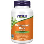 Now Foods Foods Skořice Cinnamon Bark 600 mg 120 kapslí – Hledejceny.cz