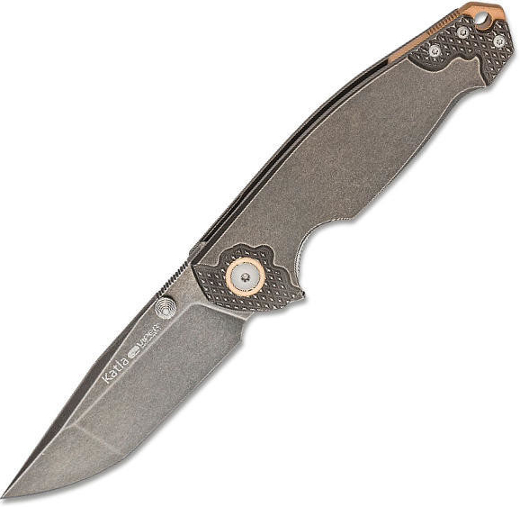 Viper Katla M390 Dark Stonewash 3D Titanio Handle Cuprum