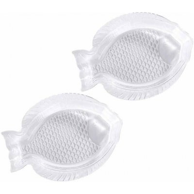 decoDoma Sada skleněných talířů RYBA 24 x 17 cm 2 ks – Zboží Mobilmania