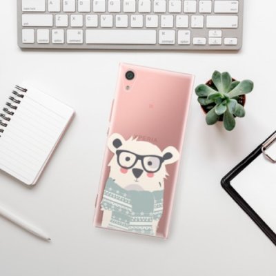 Pouzdro iSaprio Bear With Scarf - Sony Xperia XA1 – Zbozi.Blesk.cz