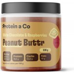 Protein&Co Arašídový krém s bílou čokoládou a malinami 330 g – Zboží Dáma