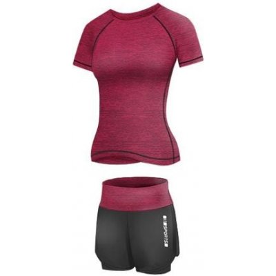 Merco Runner Short 2W fitness set plum – Zbozi.Blesk.cz