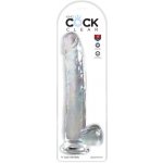 Pipedream King Cock Clear Cock with Balls 11" Transparent – Hledejceny.cz