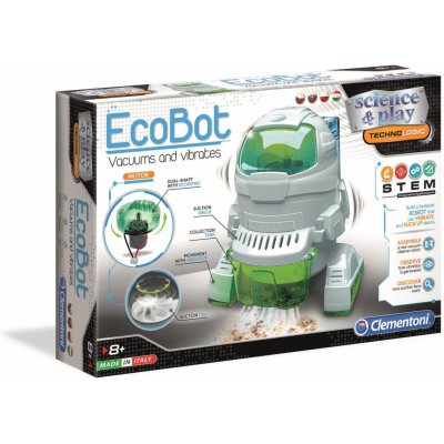 CLEMENTONI Science&Play Techno Logic EcoBot vysává a vibruje – Zbozi.Blesk.cz