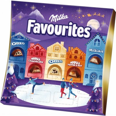 Milka Adventní kalendář oblíbenců - 206 g – Zboží Mobilmania