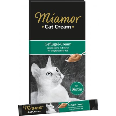 Miamor Cat Cream Drůbeží krém 6 x 15 g – Zboží Mobilmania