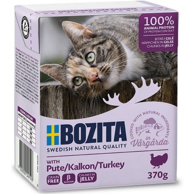 Bozita Cat kousky v želé s krůtím 370 g