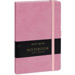 Presco Group Notes Růžový, tečkovaný, 13 × 21 cm – Zboží Mobilmania