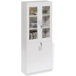 Houseland Prime Neo Vysoká kancelářská skříň 02 80 cm bílá – Hledejceny.cz