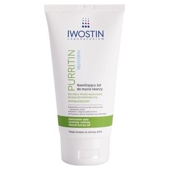 Iwostin Purritin Rehydrin hydratační mycí gel pro pleť vysušenou a podrážděnou léčbou akné 150 ml