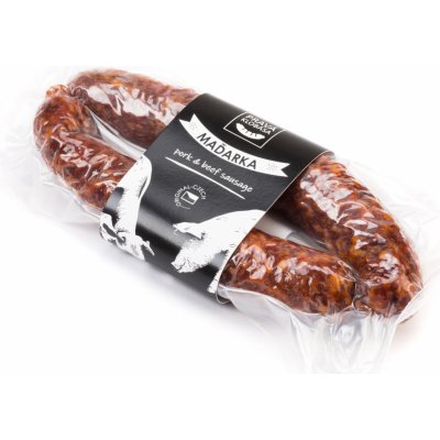 Pravá Klobása Maďarka jemná 160 g – Zboží Dáma