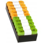 Jutová stuha Ditipo 2m x 5cm, oranžová, zelená – Hledejceny.cz