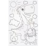 LAMPS Malování podle čísel dino – Zboží Dáma