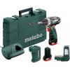 Akušroubovák Metabo PowerMaxx BS Basic Set 600080910