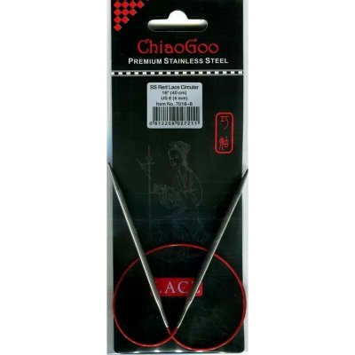 ChiaoGoo Lace Kruhové Fixní Jehlice 40Cm 4mm – Zboží Dáma