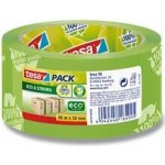 Tesa EcoLoco lepicí páska zelená s potiskem 50 mm x 66 m – Zboží Živě