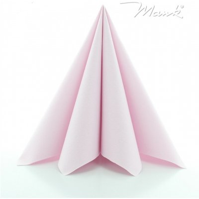 Mank GmbH Airlaid světle růžové (Hellrosa) ubrousky UNI - Light pink 40x40cm 50 ks – Hledejceny.cz