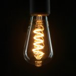 Segula LED žárovka Rustika Curved E27 6W 1 900K 55408 – Hledejceny.cz