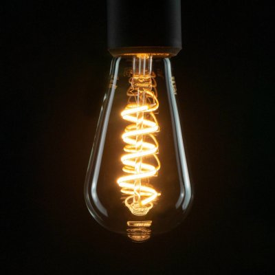 Segula LED žárovka Rustika Curved E27 6W 1 900K 55408 – Hledejceny.cz