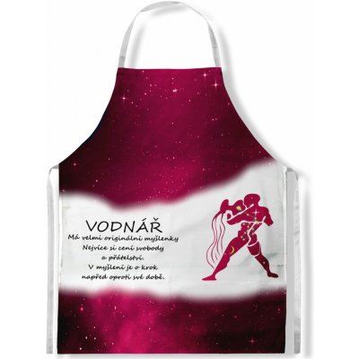 Impar Zástěra Vodnář 21.1. - 20.2. - červená – Hledejceny.cz