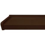 Bravo Parapet venkovní hliníkový hnědý, 225x1200mm