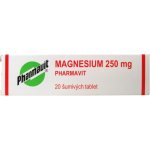 MAGNESIUM/VITAMIN C PHARMAVIT 250MG/150MG TBL EFF 20 – Hledejceny.cz