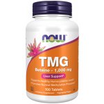 Now Foods TMG Trimethylglycin Betain 1000 mg x 100 tablet – Hledejceny.cz