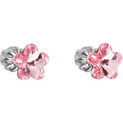 Evolution Group pecka s krystaly Swarovski růžová kytička 31080.3 – Zboží Mobilmania