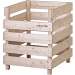 Atmowood dřevěný kompostér otevřený nahoře 60 x 60 x 70 cm – Zboží Dáma