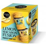 Organic Shop citrónová makronka tělový peeling 250 ml + tělové suflé 250 ml – Sleviste.cz