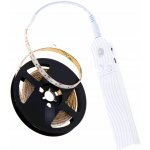 KIK LED pásek s detektorem pohybu napájený baterií USB 2M studená bílá – Sleviste.cz