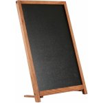 A-Z Reklama CZ Dřevěný stolní popisovatelný rámeček UWCFD00017 s podpěrou 279,4 x 431,8 mm - Tmavě hnědá – Hledejceny.cz