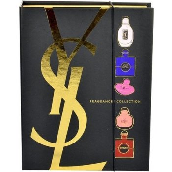 Yves Saint Laurent 7,5 ml EDP Parisienne + EDT 7,5 ml Opium + 7,5 ml EDP Belle d'Opium + EDT 7,5 ml Paris + EDT 7,5 ml Baby Doll dárková sada