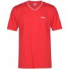 Pánské Tričko Slazenger výstřih do V tričko Červená