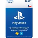 PlayStation dárková karta 2000 Kč – Zboží Živě