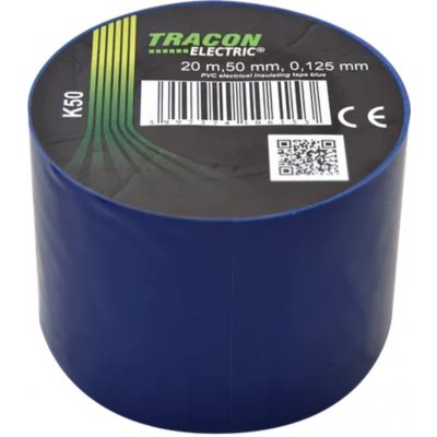 Tracon Electric Páska izolační 20 m x 50 mm modrá