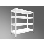 Biedrax Regál 40 x 100 x 120 cm 4 police – HobbyKompas.cz