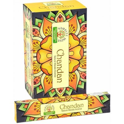 Sanu Babu Vonné tyčinky Chandan Namaste India 23 cm 15 g – Hledejceny.cz