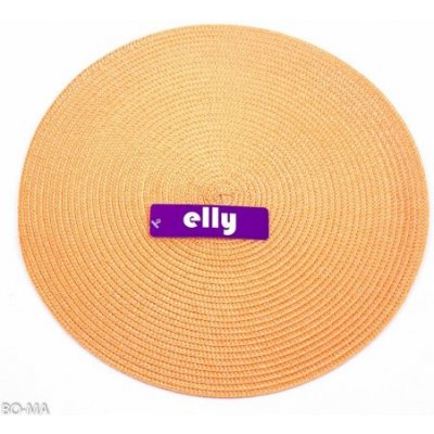 Vesna Prostírání Elly kulaté oranžové 35cm – Zboží Dáma
