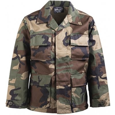 Bunda Mil-Tec dětská BDU woodland – Hledejceny.cz