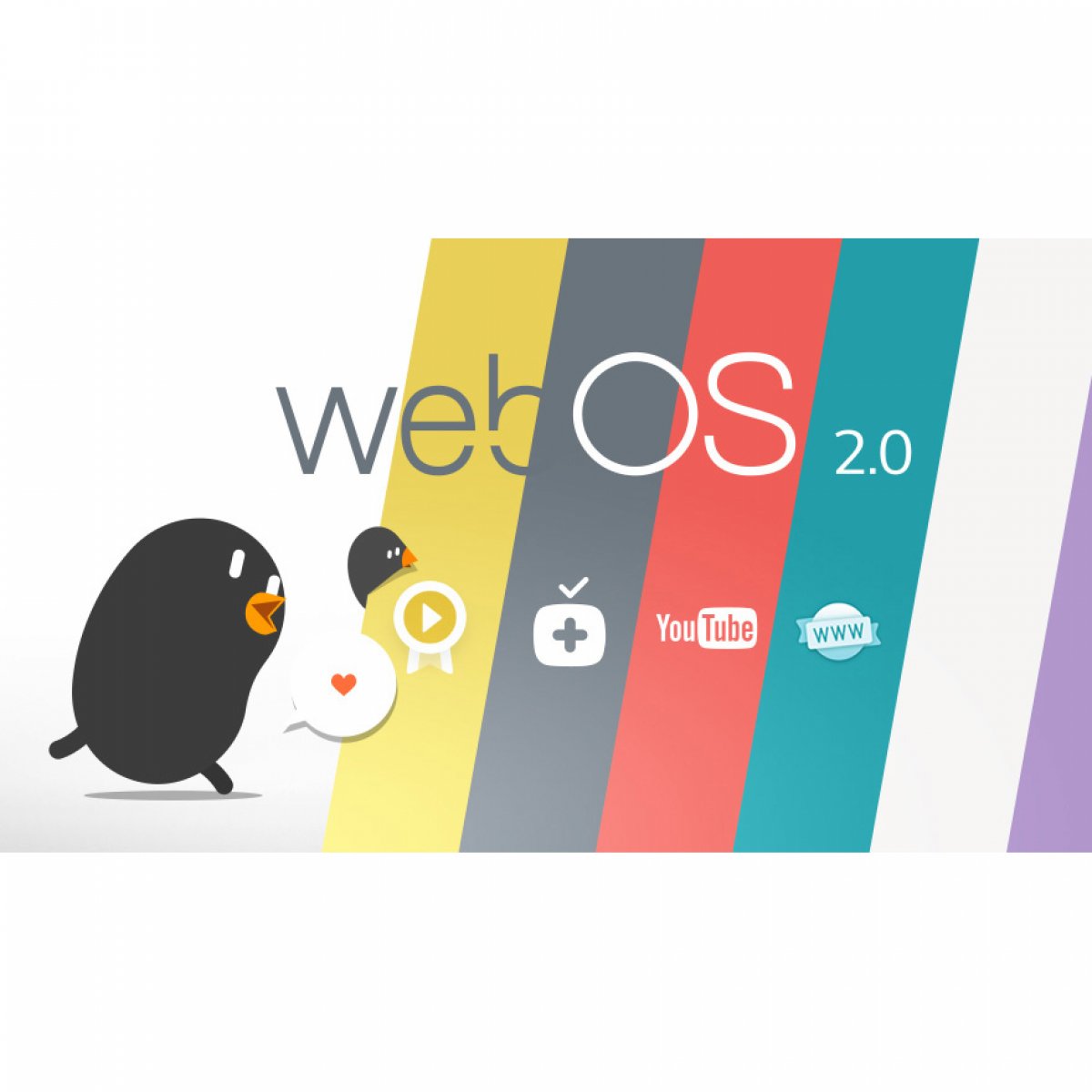 Bohatá nabídka funkcí platformy webOS 2.0