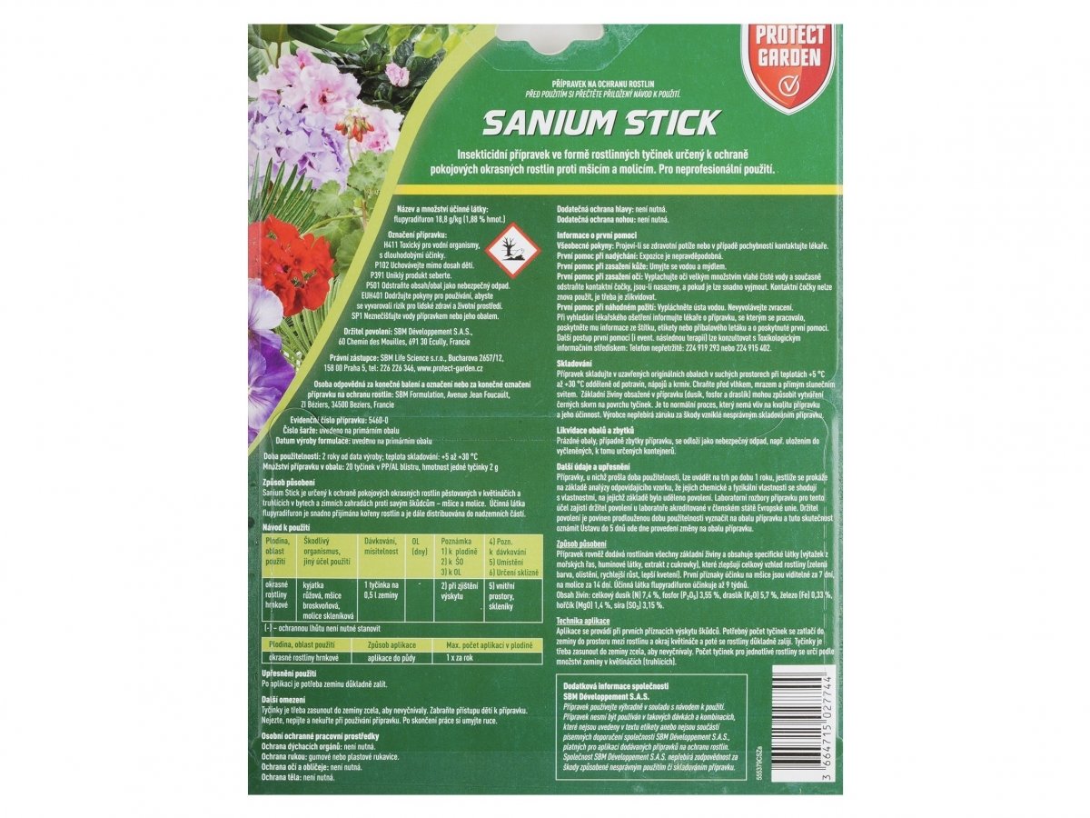 Bayer Garden Sanium stick insekticidní tyčinky 20 ks od 179 Kč - Heureka.cz